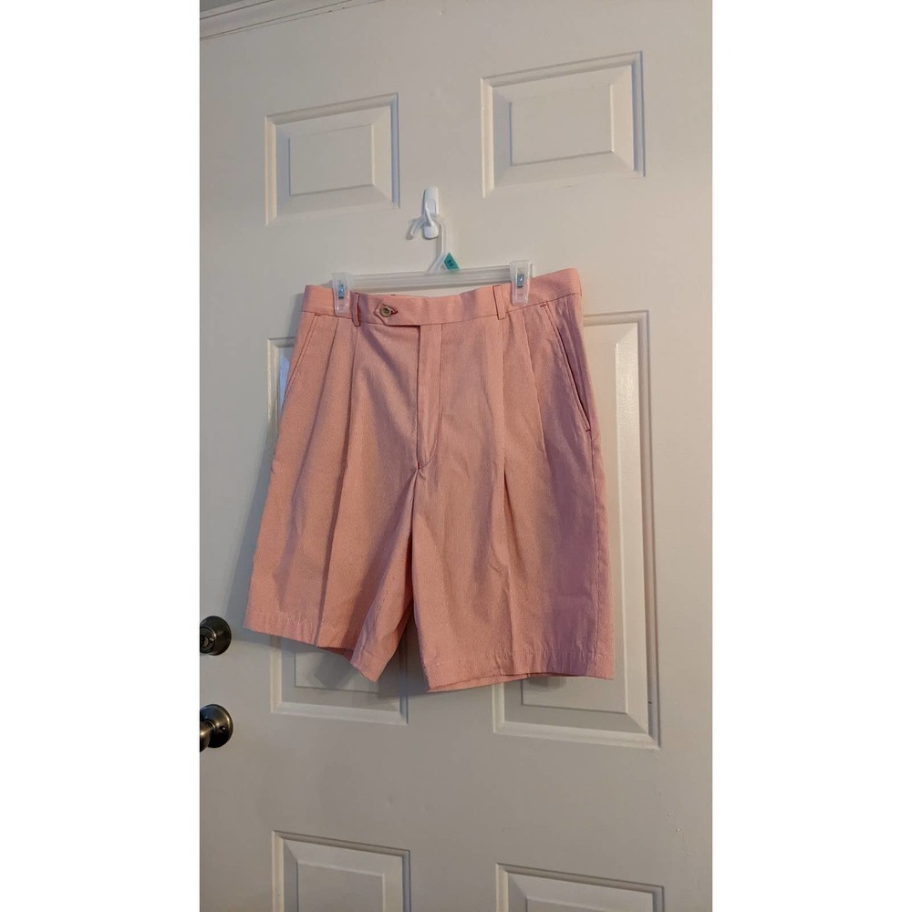 Ballin Manchester Relax Orange Striped Shorts 34 NWT
